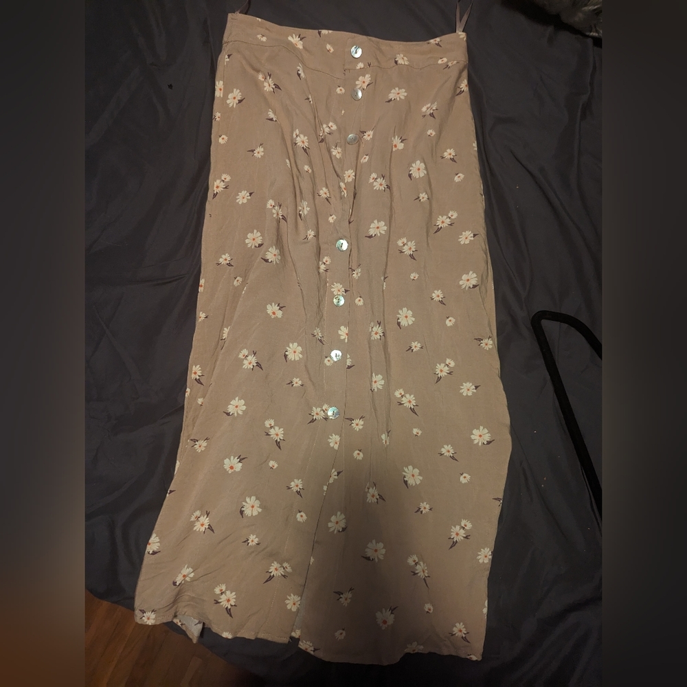 Long midi skirt